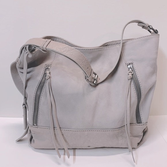 Nordstrom Multi Pocket Hobo Bag 🤍 Genuine Leather Treasure & Bond - Picture 2 of 16